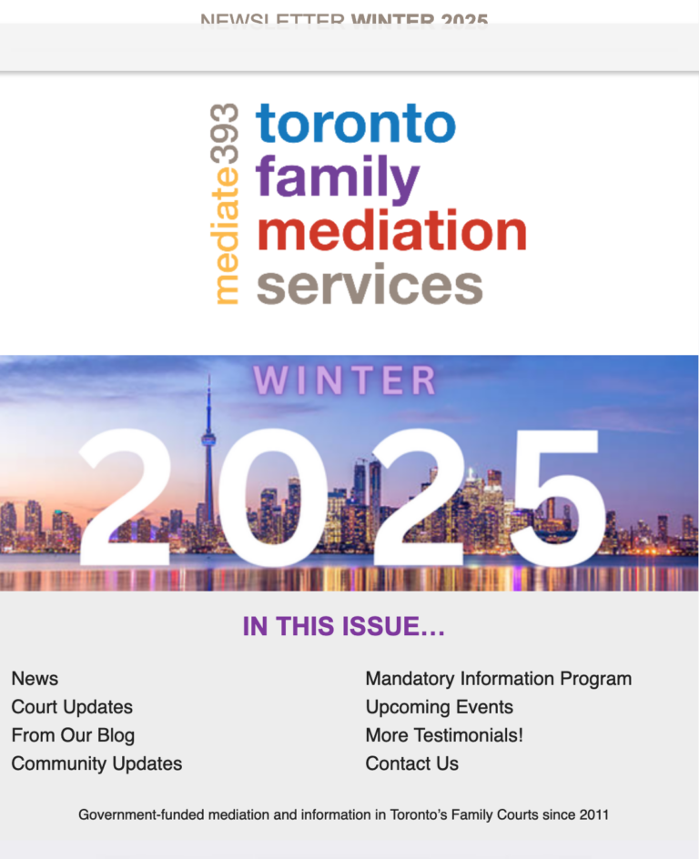 Mediate Newsletter Preview